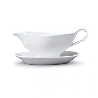 Image of W.M.Bartleet &amp; Sons Mini Sauce Boat and Saucer 100ml