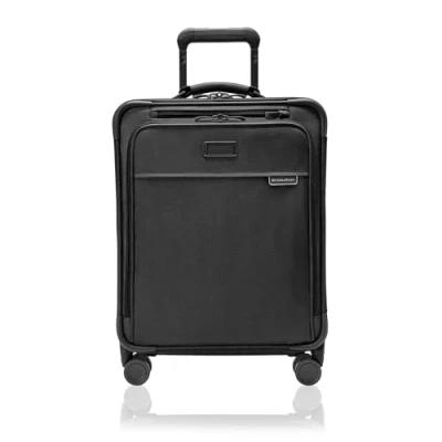 Image of Briggs &amp; Riley Baseline Essential Carry On Spinner, Black, 56cm