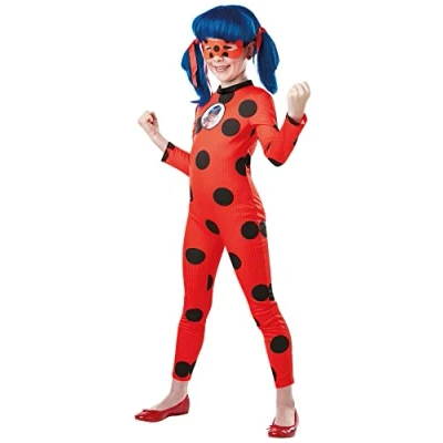Image of Rubie&#039;s 3005029 10000 Miraculous: Tales of Ladybug &amp; Cat Noir Fancy Dress, Girls, Multicolour, 9 10 Years