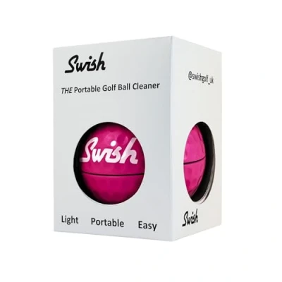 Image of Swish Portable Golf Ball Cleaner Bag Accessory (Pink)