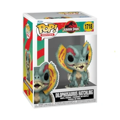 Image of Funko POP! Movies: Jurassic Park Hatchling Dilophosaurus Collectable Vinyl Figure Gift Idea Official Merchandise Toys for Kids &amp; Adults Movies Fans Model Collectors