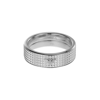Image of Emporio Armani Men&#039;s Stainless Steel Band Ring, EGS298804010