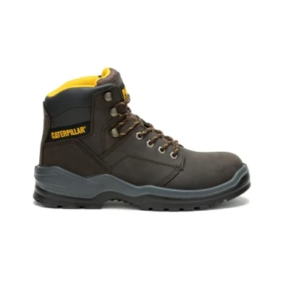 Image of Caterpillar Striver Mens Safety Boots Brown 13 UK