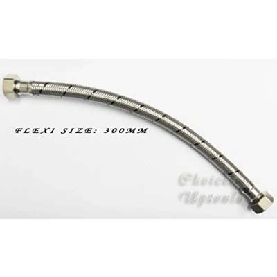 Image of AK 1/2&quot; FEMALE x FLEXIBLE TAP CONNECTOR LENGTH (150MM / 300MM 500MM) (LENGTH=300MM)