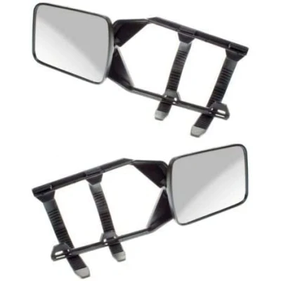 Image of UKB4C 2x Convex Wide View Caravan Towing Mirrors Car Van Wing Extension Mirror Pair