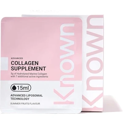 Image of Liquid Collagen Supplement with Vitamin C Liposomal Technology 14 One a Day 210ml Bottle Supporting Hair, Skin &amp; Nails Summer Fruits
