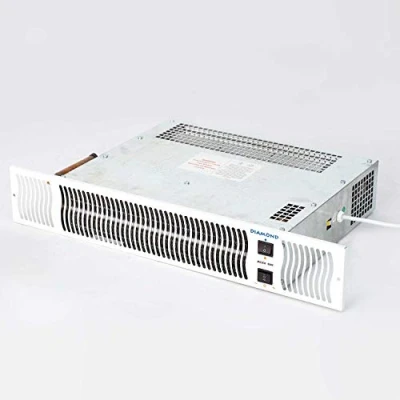 Image of Bidex Diamond 900 Central Heating Kickspace Kitchen Plinth Heater White Grille