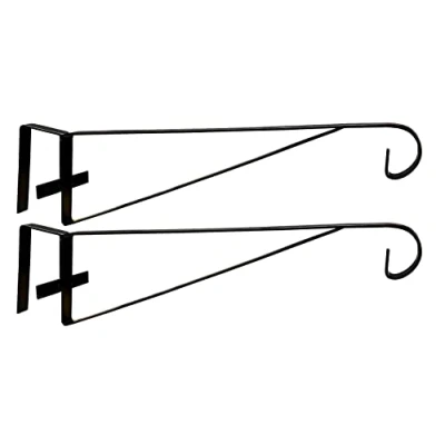 Image of Selections Hanging Basket Brackets for Wooden Fence Panels (Pack of 2)