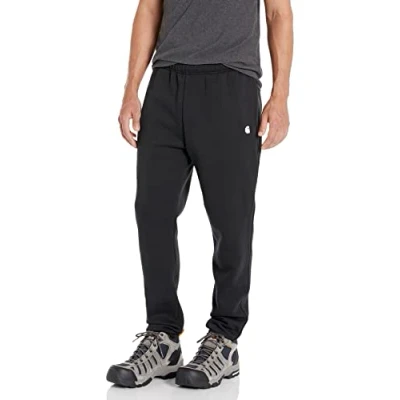 Image of Carhartt Men&#039;s Relaxed Fit Midweight Tapered Sweatpant, Black, XXL