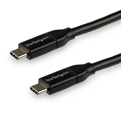Image of StarTech.com USB C to Cable w/ 5A PD M/M 3 m (10 ft.) 2.0 IF Certified