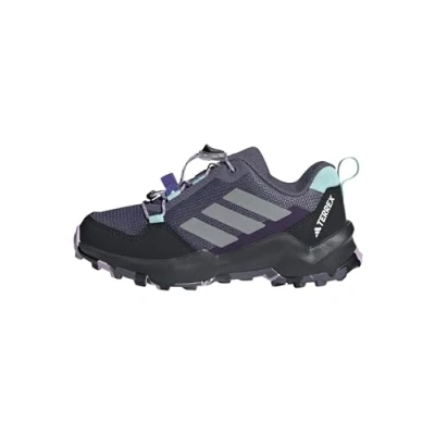 Image of adidas Terrex AX4S Speed Lacing Hiking Shoes Kids, preloved Violet/Matte Silver/Powder Plum, 12.5 UK Child