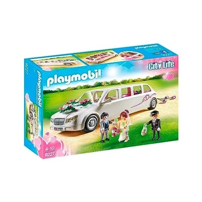 Image of PlayMOBIL 9227 City Life Wedding Limo, for Children Ages 4+, Fun Imaginative Role Play, PlaySets Suitable 4+