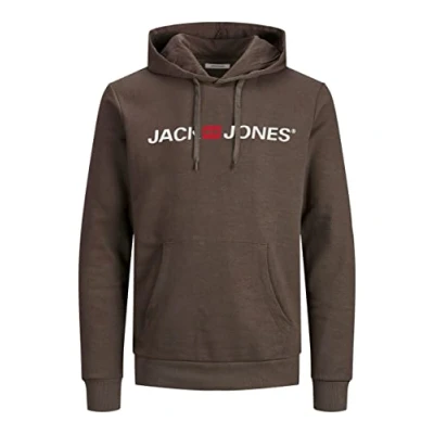 Image of JACK &amp; JONES Male logo hoodie, L