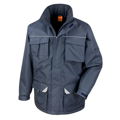 Image of Result R301X Work Guard Sabre Long Coat Navy, Small