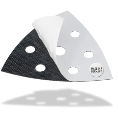 Image of Hook and Loop Replacement self adhasif for 93mm Triangle Sander plate (6 Hole) / Delta sanding pads DFS