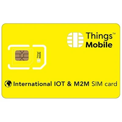 Image of International IOT &amp; M2M Things Mobile SIM Card with global coverage and multi operator GSM/2G/3G/4G LTE network, no fixed costs, expiration competitive rates, 10 credit included