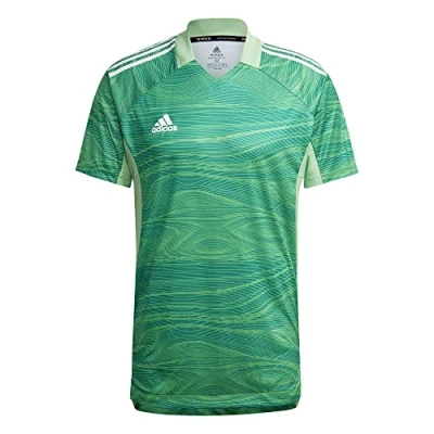 Image of Adidas GT8429 CON GK 21 JSY T Shirt Mens semi Solar Lime L