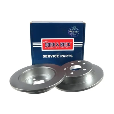 Image of Borg &amp; Beck BBD4603 Brake Disc Pair (Rear): Toyota Rav 4 III 06