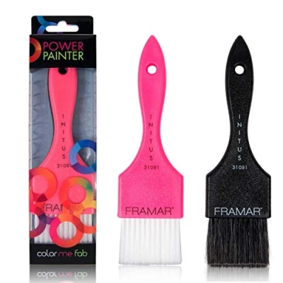 Image of FRAMAR Power Painter Hair Dye Brush Colour Brush, Tint For Hairdressing Accessories, Tinting Bowl and Kit, Kit 2 Pack