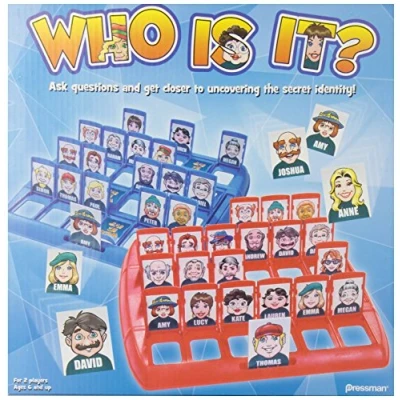 Image of Pressman 1702 06 Who Is It Game, Other, 5 Inches