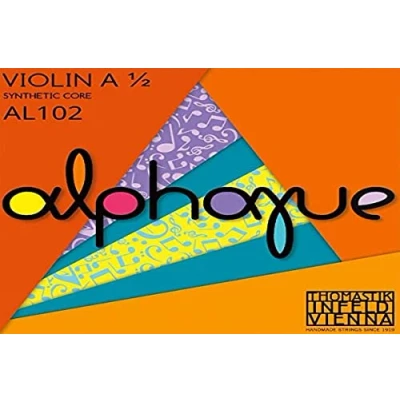 Image of Thomastik Single string for Violin ALPHAYUE 1/2, scale 283mm/11.1&quot; nylon core A synthetic core, alu wound