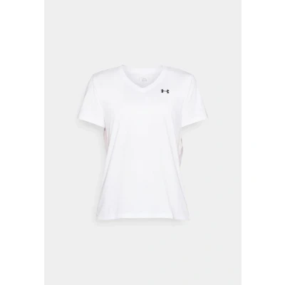 Image of Under Armour TECH Solid Print Tshirt, Women&#039;s, Size: XS, White/black