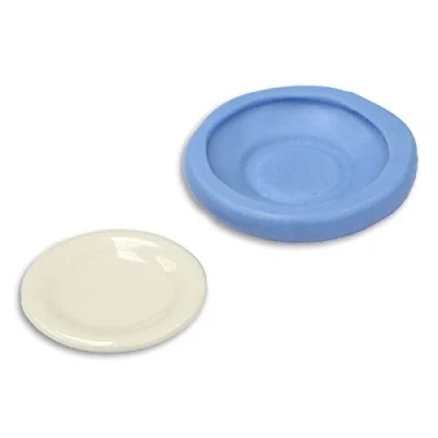Image of MyTinyWorld Dolls House Miniature Reusable Side Plate Silicone Mould