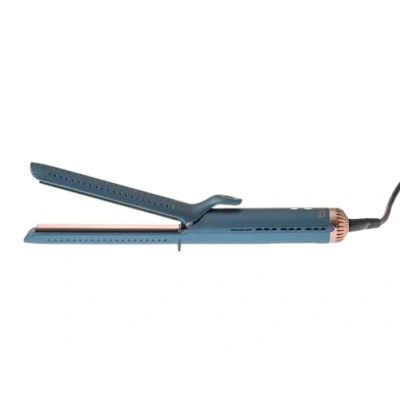 Image of Electric Head Jog Futaria 4 in 1 Air Styler for Curling, Waves &amp; Straightening Hair. Ceramic Coated Plates Professional Curler/Straightener with 5 Temperature Control Cool Shot. (Twilight)