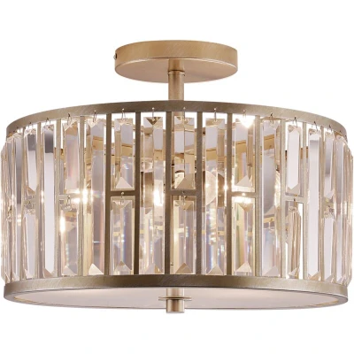 Image of Kyiv 3 Light Ceiling Champagne, E27