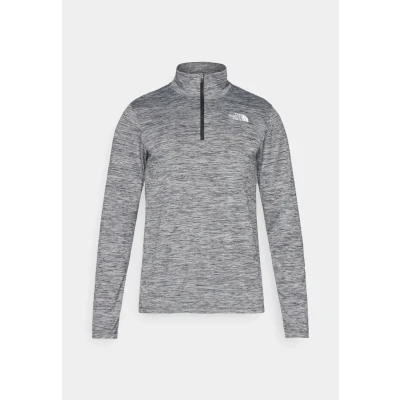 Image of The North Face Rager 1/4 ZIP TEE Long sleeved top, Men&#039;s, Size: Small, Black/light heather
