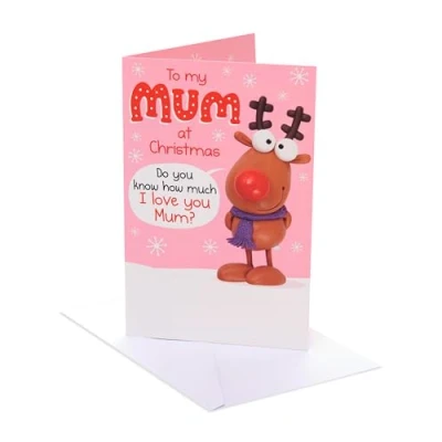 Image of Mum I Love You This Much Pop Up Funny Christmas Greeting Card Humour Xmas Cards