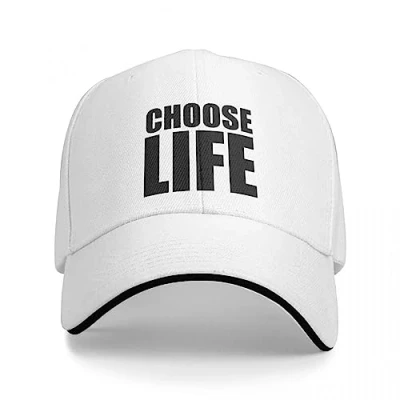 Image of Baseball Cap Hiphop Sun Hat CHOOSE LIFE WHAM Skate Adjustable Hip Hop Hats Trendy Custom Men Caps Snapback birthday gifts