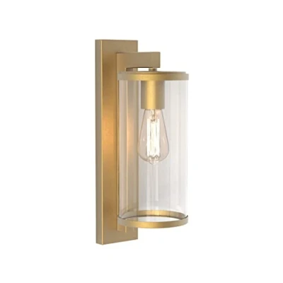 Image of Pimlico Outdoor Wall Light Antique Brass IP23, E27