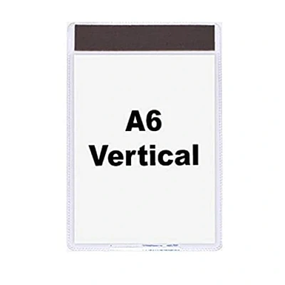 Image of Magnetic Document Pocket 155X110mm PK 10.