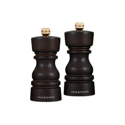Image of Cole &amp; Mason London 13cm Chocolate Wood Gift Set