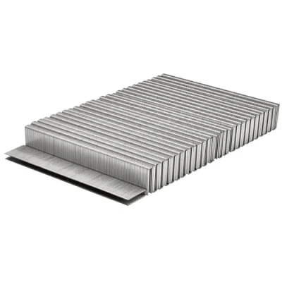 Image of Draper 13131 Type 90 Staples, 22mm, Pack of 5000 Galvanised Steel Narrow Crown, Heavy Duty