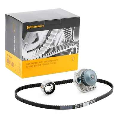 Image of CT999K1, CT999WP1 Water Pump + Timing Belt Kit CONTITECH 129 15mm FIAT: Panda II Hatchback, Punto I Hatchback