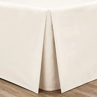 Image of Catherine Lansfield Easy Iron Percale Combed Double Base Valance Sheet Cream