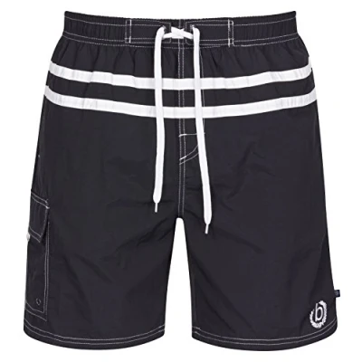 Image of Bugatti® men&#039;s swim shorts. Black XX Large