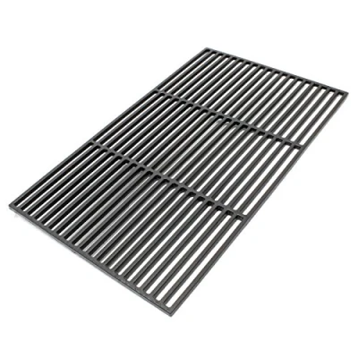 Image of WilTec Cast iron Barbecue grate rectangular 60 x 40 cm massive for charcoal grill, gas grill