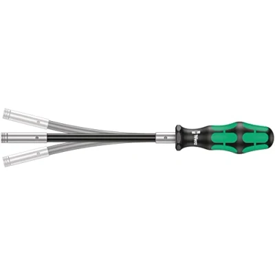 Image of Wera 05028161001 393 S Extra Slim Bit Holder with Flexible Shaft 1/4 Inch x 173.5 mm