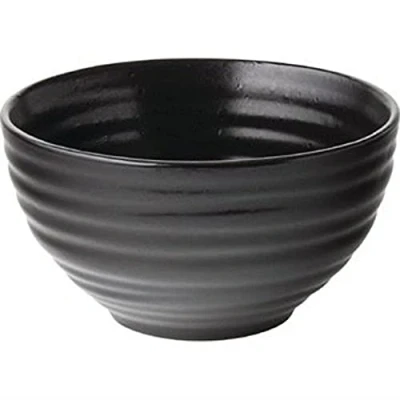 Image of Utopia Tribeca Ebony Rice Bowl 8.5oz / 24cl CT0014, Pack of 6