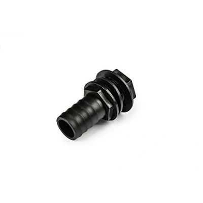 Image of 25mm (1&quot;) Barbed Water Butt/Water Tank Overflow Outlet Connector/Adaptor(Pack of 2)