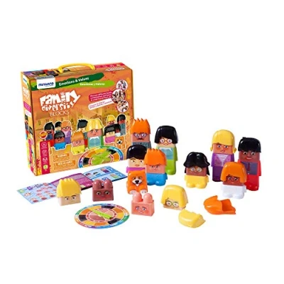 Image of Miniland 32360 Family Diversity Blocks, Multi Color