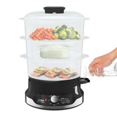 Image of Tefal VC204865 Ultracompact 3 Tier Steamer