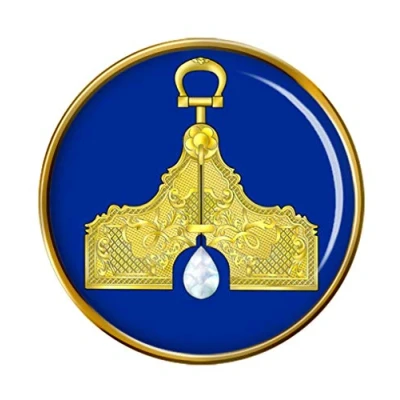 Image of Masonic Lodge Senior Warden Pin Badge
