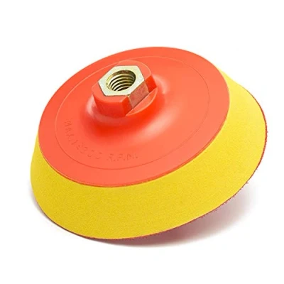 Image of Glass Polish 12637 Buffing Backing Pad for Rotary Polishing Machines Thread Size M14 Ø 150 mm (6 inch)