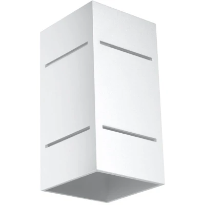 Image of Blocco 1 Light Flush Wall White, G9
