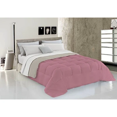 Image of Sogni e Capricci Winter duvet pink/beige, double, Microfiber, 250x200cm