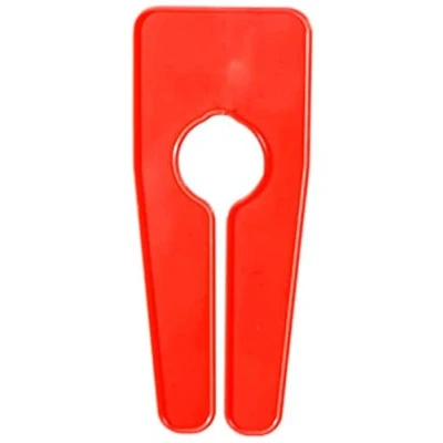 Image of CompleteShopfittings GARMENT CLOTHES RAIL DIVIDERS PLAIN COLORS, SIZE (5 X RED)